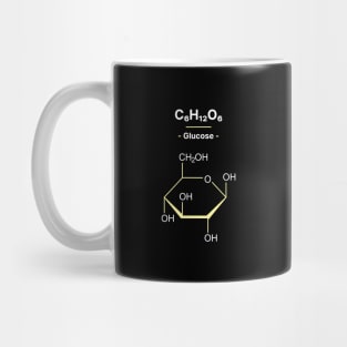 Glucose Chemical Formula C6H15O6 Mug